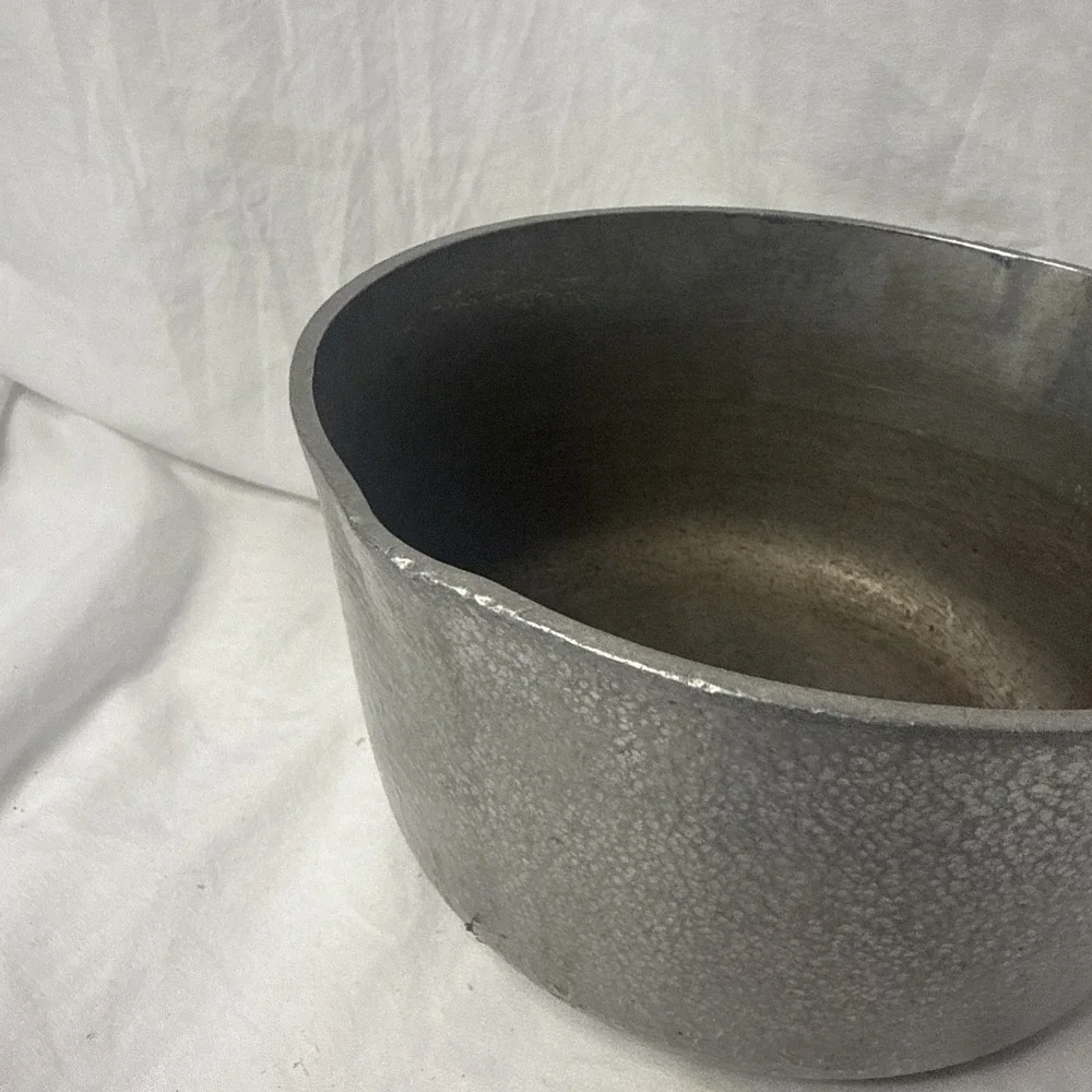 Vintage Club Aluminum Hammercraft 2-3 Qt Saucepan w Lid Wood Handle Mid Century